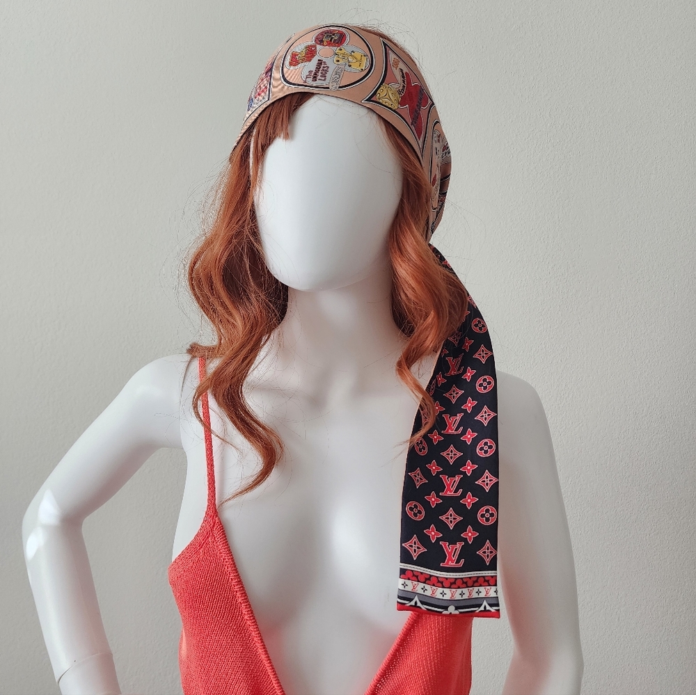 ‼️SOLD‼️ Auth Louis Vuitton Monogram BB Silk Bandeau - Picture 8 of 8